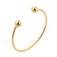 Ion Plating(IP) 304 Stainless Steel European Style Bangles Making&nbsp;PPJ-G001-04G-01