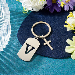1Pc Stainless Steel Keychains&nbsp;KEYC-TADJ0001-08V
