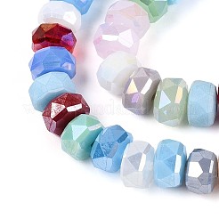 Electroplate Glass Beads Strands&nbsp;EGLA-N022-04A-A01