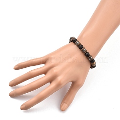 Natural Lava Rock Stretch Bracelets&nbsp;BJEW-JB05359-01