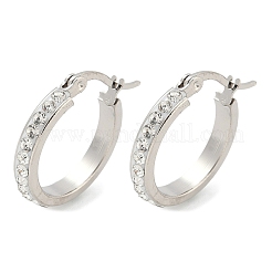 304 Stainless Steel Hoop Earrings&nbsp;LS-EJEW-N0031-11P