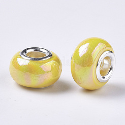 Opaque Resin European Beads&nbsp;RPDL-T038-007K