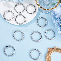 10Pcs Alloy Spring Gate Rings&nbsp;FIND-SP0001-38P