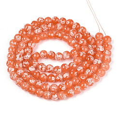 Baking Paint Glass Beads&nbsp;X1-DGLA-N015-8mm-04