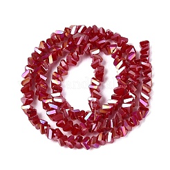 Electroplate Opaque Glass Beads Strands&nbsp;LS-EGLA-Q139-01A-C11