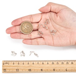 Brass Clip-on Earring Findings&nbsp;EC109-NF