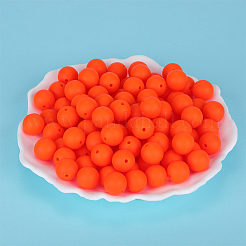 Round Silicone Focal Beads&nbsp;SI-JX0046A-08