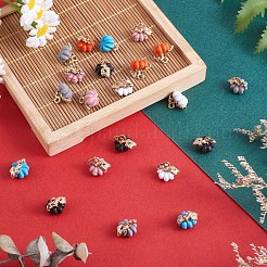 30Pcs Thanksgiving Pumpkin Charms Pendant Fall Theme Charm Colorful Pumpkin Charms for Jewelry Necklace Bracelet Earring Making Crafts&nbsp;JX296A