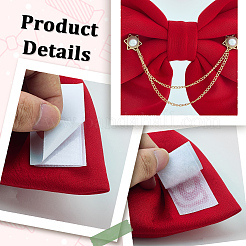 Polyester Bowknot&nbsp;AJEW-WH20120-45B-01
