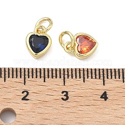 Brass with Cubic Zirconia Pendants&nbsp;KK-K417-04G