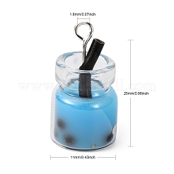 Glass Bottle Pendants&nbsp;X-CRES-S359-01C