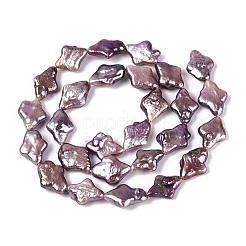 Natural Baroque Keshi Pearl Beads Strands&nbsp;PEAR-S022-01A