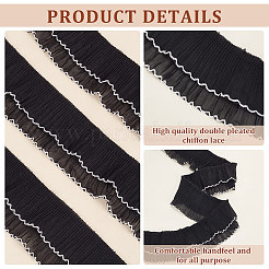 6 Yards 2-Layer Polyester Pleated Ribbon&nbsp;OCOR-FG0002-03A