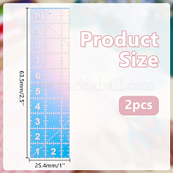 Acrylic Sewing Patchwork Ruler&nbsp;DIY-WH0698-018F