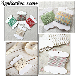 80Pcs Bone Shape Paper Thread Winding Boards&nbsp;SENE-SC0001-09A