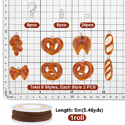 DIY Bread Keychain Kits&nbsp;DIY-PH0036-73