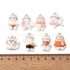 Opaque Resin Pendants&nbsp;RE-CBAD0A2-08P
