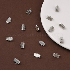 Iron Ribbon Crimp Ends&nbsp;E143Y-N