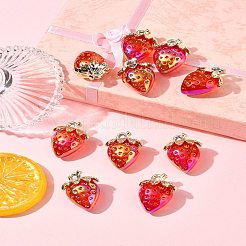10Pcs Transparent Acrylic Pendants&nbsp;MACR-FS0002-08C