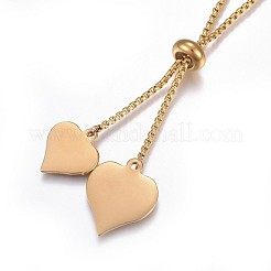 304 Stainless Steel Pendant Necklaces&nbsp;NJEW-P252-04G