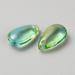 Glass Charms&nbsp;GLAA-WH0039-42B