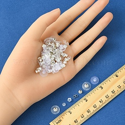 6 Styles Brass Bullet Clutch Bullet Clutch Earring Backs with Pad&nbsp;FIND-FS0003-08P