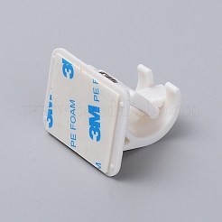 (Clearance Sale)Plastic Self Adhesive Curtain Rod Hanger&nbsp;FIND-WH0070-01