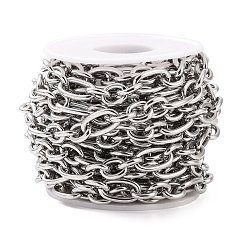 Tarnish Resistant 304 Stainless Steel Figaro Chains&nbsp;CHS-E009-02P
