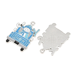 Rack Plating Alloy Enamel Pendants&nbsp;AL-CBA2B10-05P-03