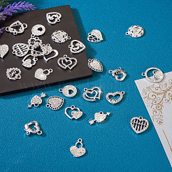 32PCS 16 Style Alloy Rhinestone Pendants&nbsp;ALRI-TA0001-16