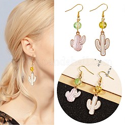 DIY Cactus Earrings Making Kit&nbsp;DIY-SZ0005-93