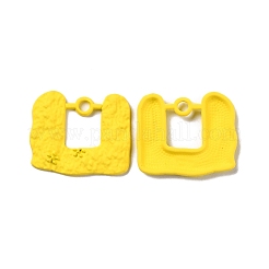 Spray Painted Alloy Pendants&nbsp;LS-PALLOY-P263-A01