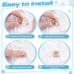 6Pcs Zinc Alloy Cufflinks&nbsp;BUTT-ME0001-35