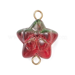 3Pcs 3 Colors Transparent Glass Links&nbsp;PALLOY-JF04444