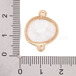 Alloy Blue Enamel Connector Charms&nbsp;ENAM-Z012-02D-G