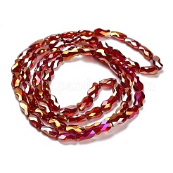 Electroplate Glass Beads Strands&nbsp;EGLA-P066-01A-AB11