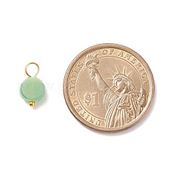 Electroplate Opaque Glass Charms&nbsp;PALLOY-JF01538
