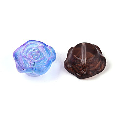 Baking Paint Transparent Glass Beads&nbsp;DGLA-T004-40B-M