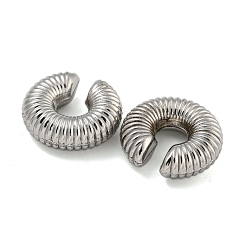Non-Tarnish Spiral Rings 304 Stainless Steel Cuff Earrings for Women&nbsp;EJEW-G393-01A-P