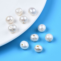 Natural Cultured Freshwater Pearl Beads&nbsp;X-PEAR-N020-09A