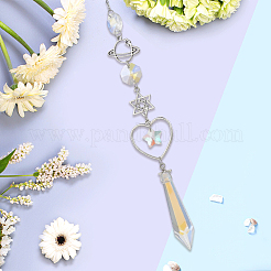 1Pc Alloy Planet Moon Hanging Ornaments&nbsp;AJEW-CN0001-06