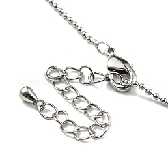 Brass Ball Chain Necklaces Making&nbsp;MAK-L025-01P