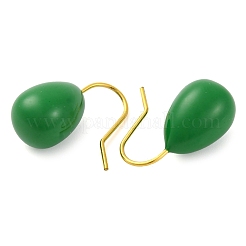 304 Stainless Steel Enamel Teardrop Dangle Earrings for Women&nbsp;EJEW-U023-01G-03