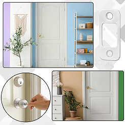 Stainless Steel Door Repair Strike Plate&nbsp;AJEW-WH0752-450P