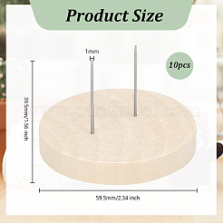 Wooden Crochet Doll Base Support Rack&nbsp;WOOD-WH0131-20C