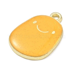 Alloy with Yellow Enamel Pendants&nbsp;AL-CBAC700-02D