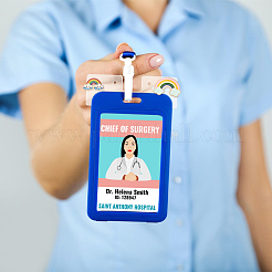 24Pcs Acrylic Badge Holder&nbsp;OACR-FG0001-28