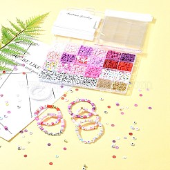 Handmade Polymer Clay Heishi Bead DIY Jewelry Kits&nbsp;DIY-FS0006-69