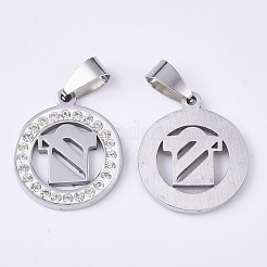 201 Stainless Steel Pendants&nbsp;STAS-N089-26P