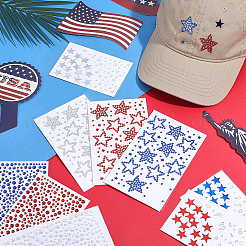 10Pcs 10 Styles Independence Day Self Adhesive Stickers&nbsp;DIY-PH0036-63